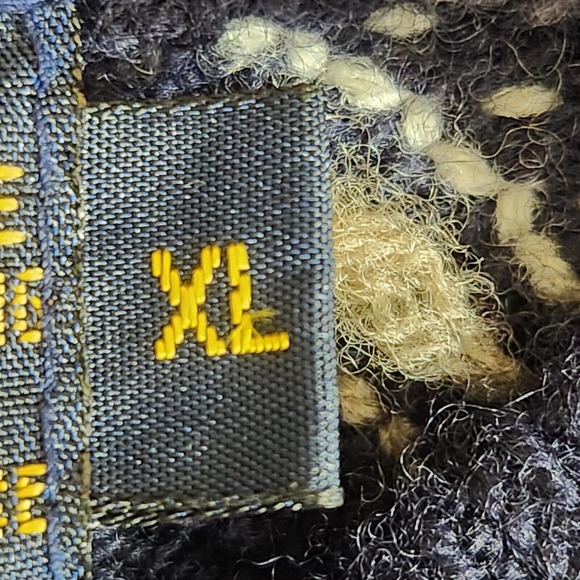 Byford London Mens Pullover Sweater Size XL Cashmere Wool Blend Blue Long Sleeve - Picture 5 of 7